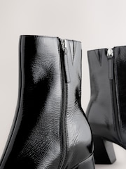 Black Forever Comfort® Block Heeled Ankle Boots - Image 8 of 9
