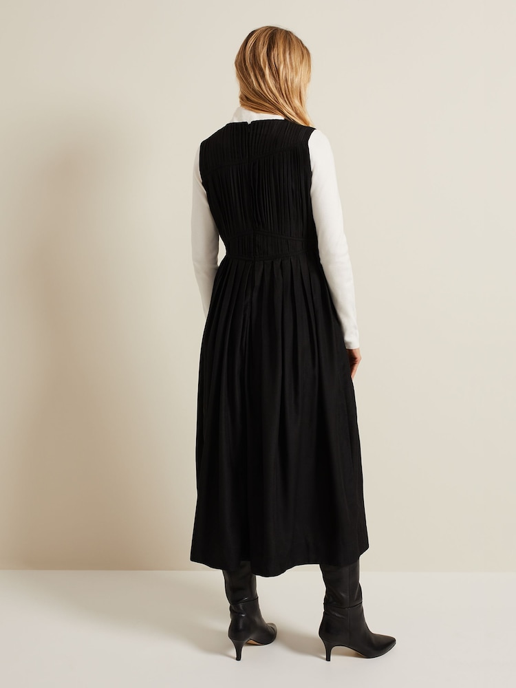 Phase Eight Black Bodice Nala Mini Dress - Image 2 of 7