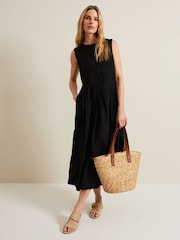 Phase Eight Black Bodice Nala Mini Dress - Image 6 of 7