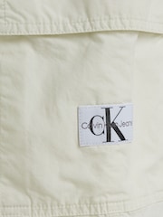 Calvin Klein Cream Logo Cargo Trousers - Image 6 of 6