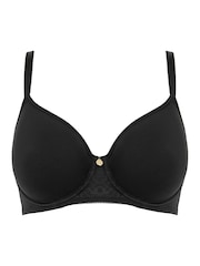 Pour Moi Black Effortless Super Soft Spacer T-Shirt Bra - Image 3 of 3