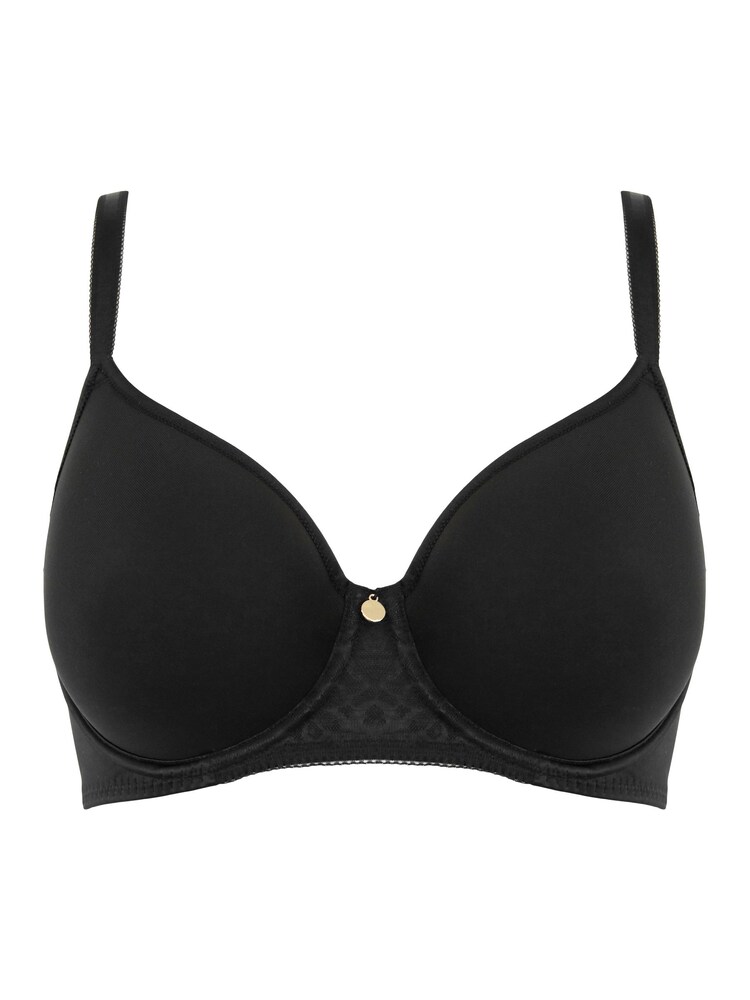 Pour Moi Black Effortless Super Soft Spacer T-Shirt Bra - Image 3 of 3