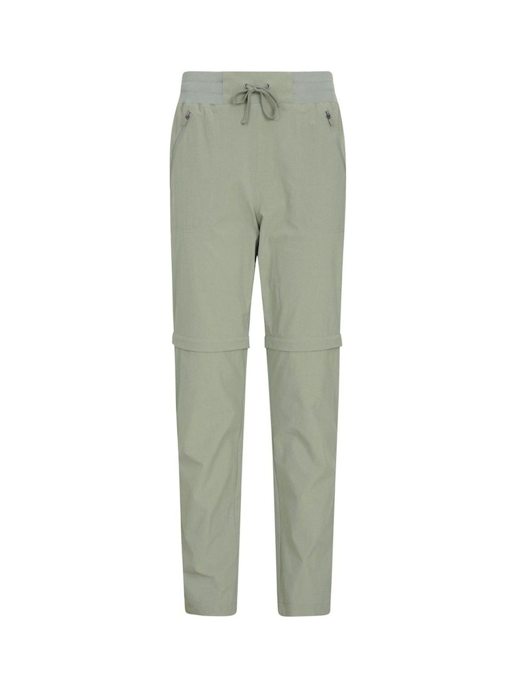 Mountain Warehouse Green Womens Explorer Zip-Off Quick Drying UV Trousers - Image 2 of 4