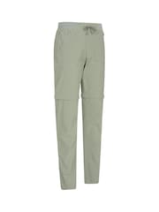 Mountain Warehouse Green Womens Explorer Zip-Off Quick Drying UV Trousers - Image 3 of 4