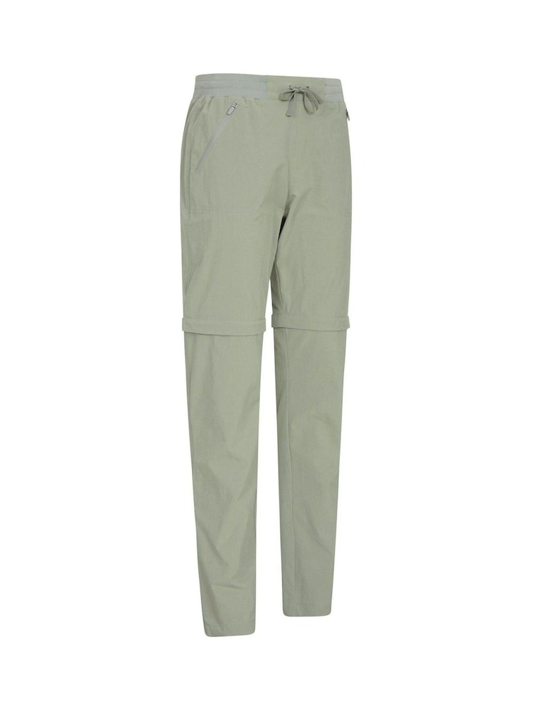 Mountain Warehouse Green Womens Explorer Zip-Off Quick Drying UV Trousers - Image 3 of 4