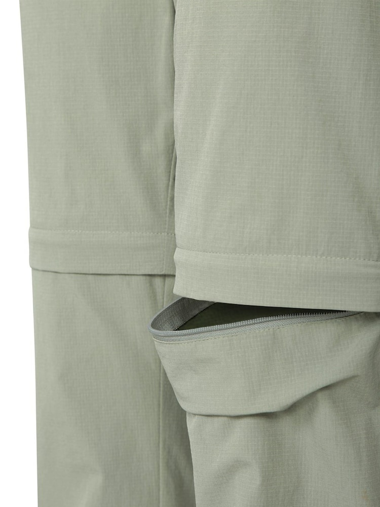 Mountain Warehouse Green Womens Explorer Zip-Off Quick Drying UV Trousers - Image 4 of 4