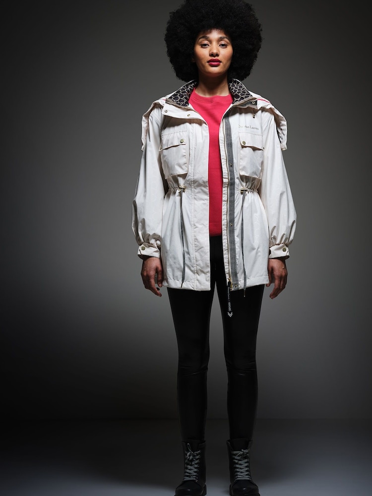 Regatta Cream Christian Lacroix Bernis Waterproof Jacket - Image 1 of 7