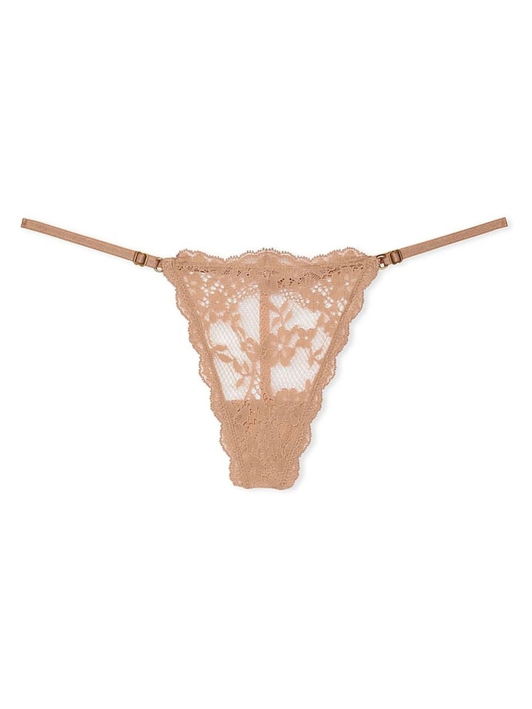 Victoria's Secret Praline Nude G String Lace Knickers - Image 3 of 3