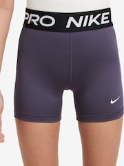 Nike Purple Raisin 3 Inch Dri-FIT Pro Shorts - Image 1 of 4