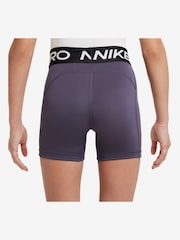Nike Purple Raisin 3 Inch Dri-FIT Pro Shorts - Image 2 of 4