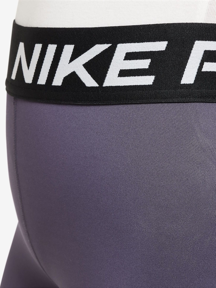 Nike Purple Raisin 3 Inch Dri-FIT Pro Shorts - Image 4 of 4