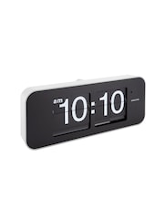 Karlsson White Wide Flip Wall Clock - Image 3 of 4