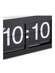 Karlsson White Wide Flip Wall Clock - Image 5 of 5