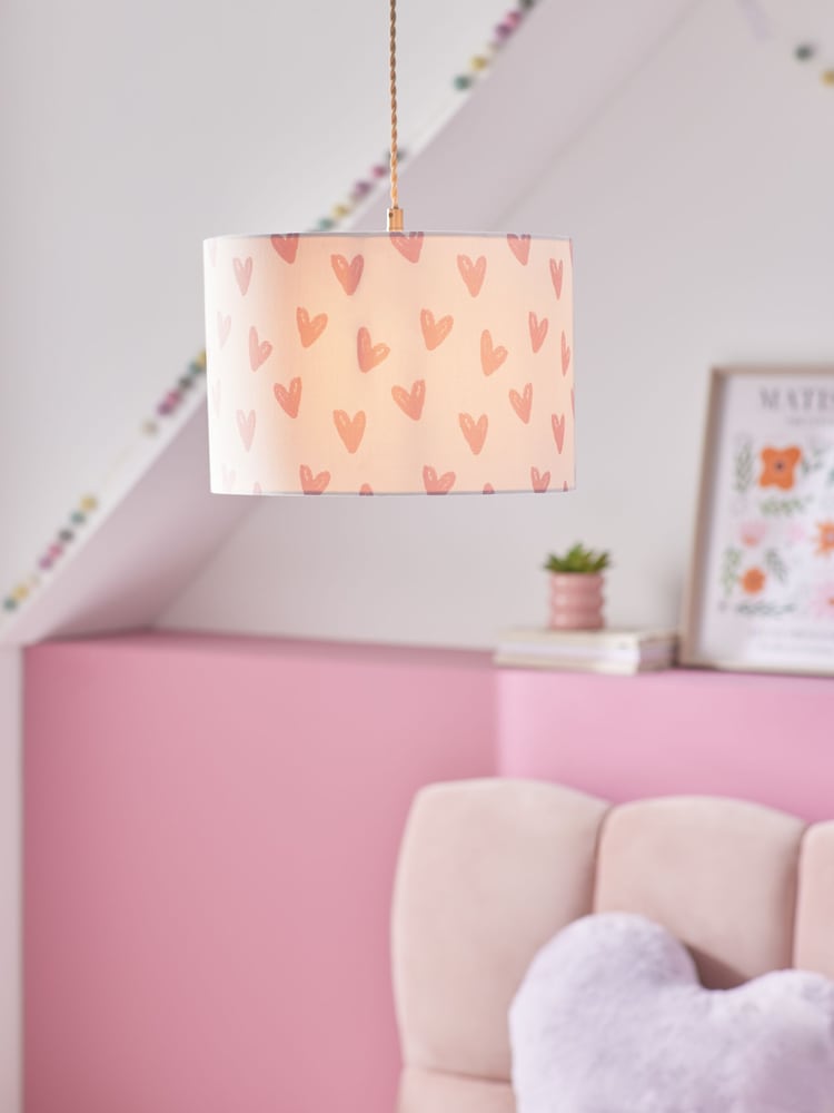 Pink Hearts Easy Fit Shade - Image 1 of 4