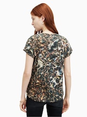 AllSaints Animal Print Caladesi Anna T-Shirt - Image 2 of 6