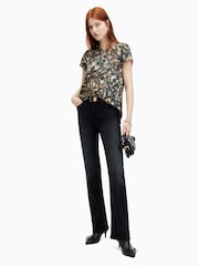 AllSaints Animal Print Caladesi Anna T-Shirt - Image 3 of 6