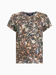 AllSaints Animal Print Caladesi Anna T-Shirt - Image 6 of 6