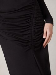 Ro&Zo Jersey Ruched Side Midaxi Dress - Image 4 of 7