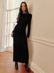 Ro&Zo Jersey Ruched Side Midaxi Dress - Image 5 of 7