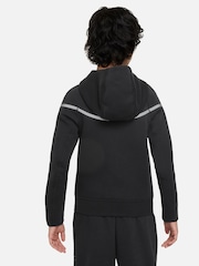 Nike Black Chrome Sportswear Tech Fleece+ Reflective Zip Up Hoodie - Image 2 of 10