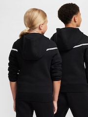 Nike Black Chrome Sportswear Tech Fleece+ Reflective Zip Up Hoodie - Image 8 of 10