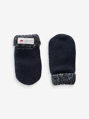 Navy Blue Thinsulate™ Mittens 2 Pack (3mths-6yrs) - Image 2 of 4