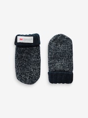 Navy Blue Thinsulate™ Mittens 2 Pack (3mths-6yrs) - Image 3 of 4