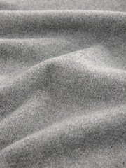 Grey Long Sleeves Brushed Crew T-Shirt - Image 7 of 7