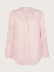 Monsoon Pink India 100% Linen Shirt - Image 5 of 5