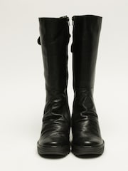 Fly London Yust kniehohe schwarze Stiefel - Bild 4 von 5