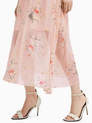 AllSaints Pink Saffron Kora Dress - Image 6 of 7