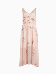 AllSaints Pink Saffron Kora Dress - Image 7 of 7