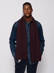 Aubin Haconby Cable Scarf - Imagen 1 de 3