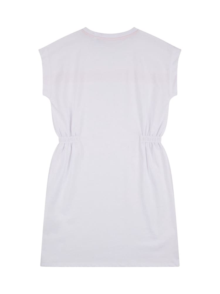 ELLE Junior Girls White Vest Dress - Image 2 of 3