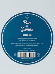 Maison by Premier White Pun And Games Bread Bin - Image 4 of 4