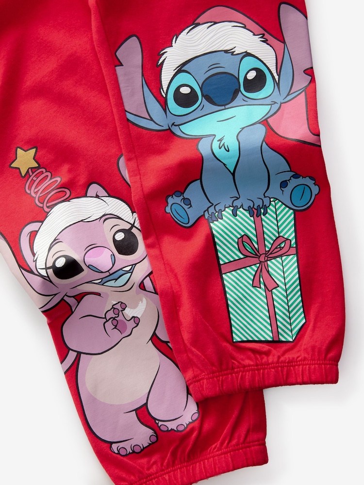 Red License Lilo and Stitch Christmas Pyjamas (3-14yrs) - Image 10 of 10