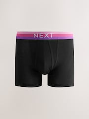 Black Bright Ombre Text Waistbands 15 Pack A-Front Boxers - Image 14 of 18