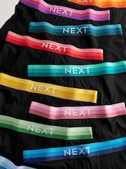 Black Bright Ombre Text Waistbands 15 Pack A-Front Boxers - Image 2 of 18