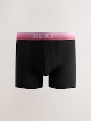 Black Bright Ombre Text Waistbands 15 Pack A-Front Boxers - Image 3 of 18