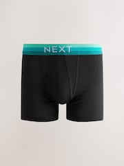 Black Bright Ombre Text Waistbands 15 Pack A-Front Boxers - Image 9 of 18