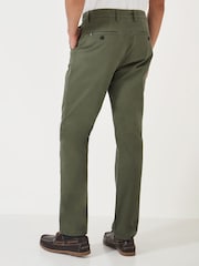 Crew Clothing Green Straight Chinos - Image 1 of 9