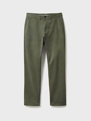 Crew Clothing Green Straight Chinos - Image 5 of 9