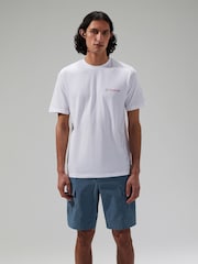 Weiß - Berghaus Grit Short Sleeve 100% Cotton T-Shirt - Bild 3 von 6