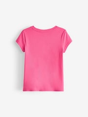 Gap Pink Logo Graphic Short Sleeve Crew Neck T-Shirt (4-13yrs) - Image 2 of 3