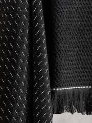 Set of 2 Black Terry Tea Towels - Image 3 of 4