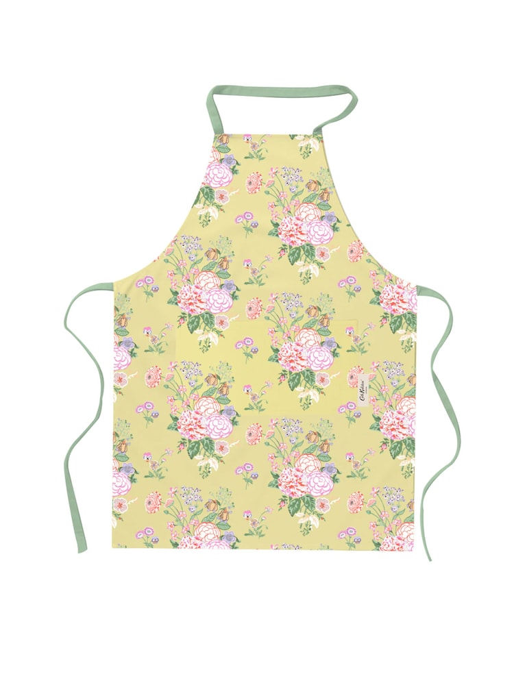 Cath Kidston Yellow Floral Fields Easy Adjust 100% Cotton Apron - Image 1 of 2