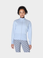 Sweaty Betty Breeze Blue After Class Zip-Up Sweatshirt - Image 1 of 8