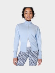 Sweaty Betty Breeze Blue After Class Zip-Up Sweatshirt - Image 3 of 8