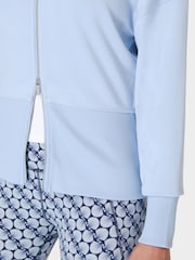 Sweaty Betty Breeze Blue After Class Zip-Up Sweatshirt - Image 7 of 8
