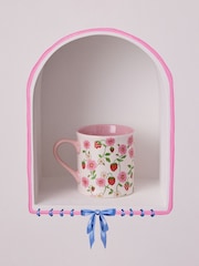 Cath Kidston Set of 4 Cream Strawberry Mollie Mugs - Image 1 of 3
